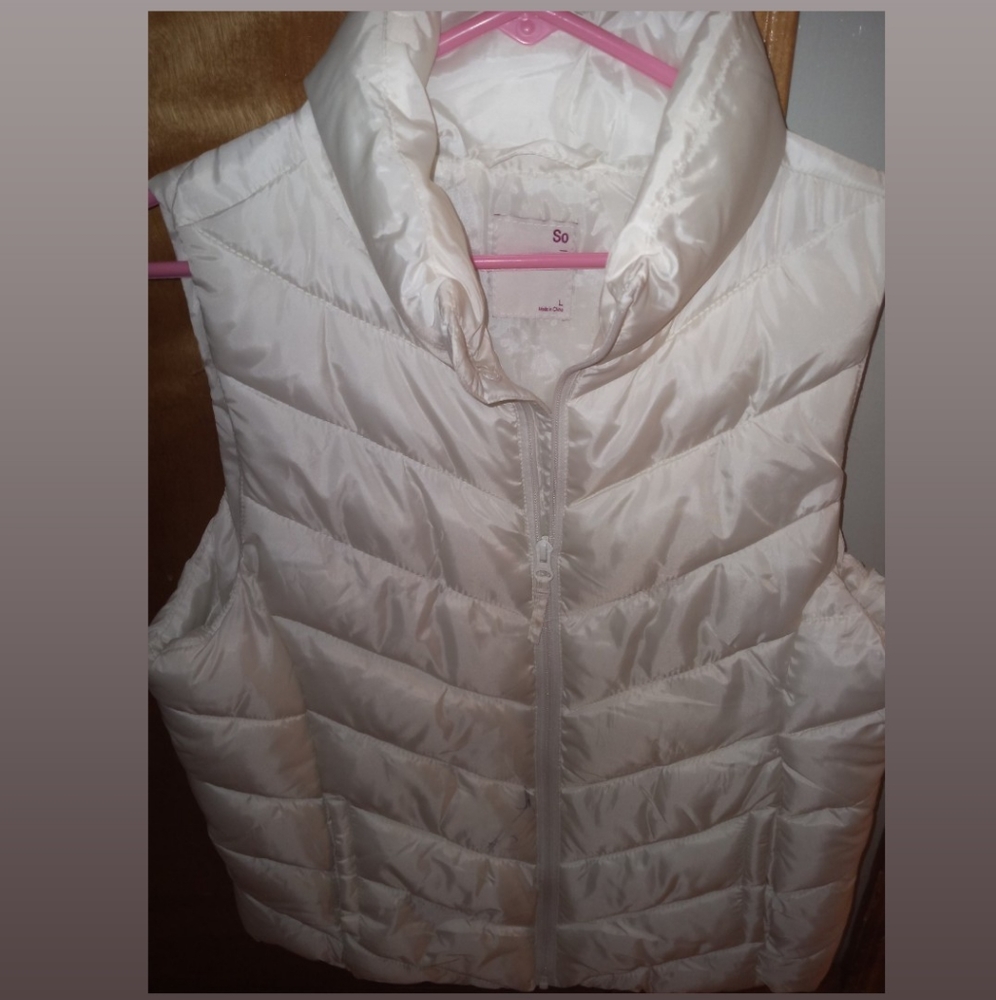 White stylish vest